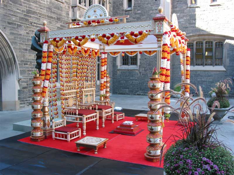 most unique indian wedding mandaps wedding color decoration
